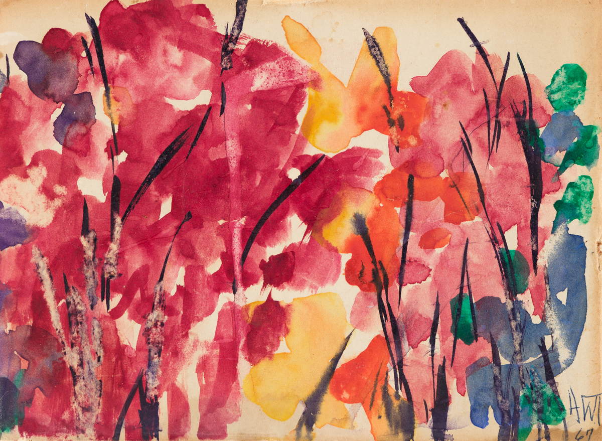 ALMA W. THOMAS (1891 - 1978) Untitled (Garden Composition).